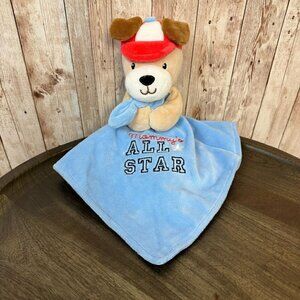 Okie Dokie Mommy's All Star Puppy Security Blanket Rattle Multicolor One Size